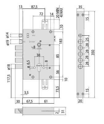 Cisa 17535.48.0  (1.17535.48.0.0000.C5) Электромеханические замки фото, изображение