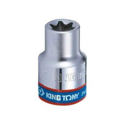 Головка торцевая TORX Е-стандарт 3/8", Е14, L = 28 мм KING TONY 337514M Торцевые головки E-типа (TORX) фото, изображение